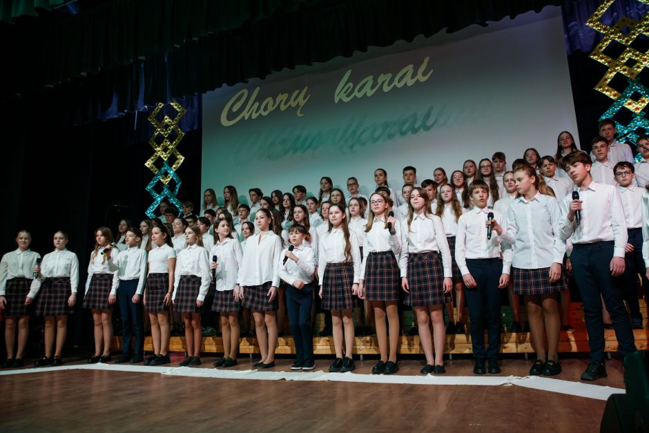 LSMU gimnazijoje - Dainų šimtmečiui skirti 