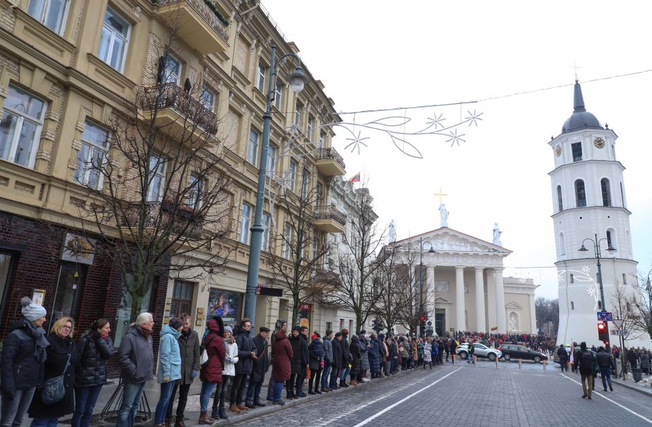 A. Tapinas pasidalijo įspūdžiais po mitingo: ėjome kaip dvi bangos