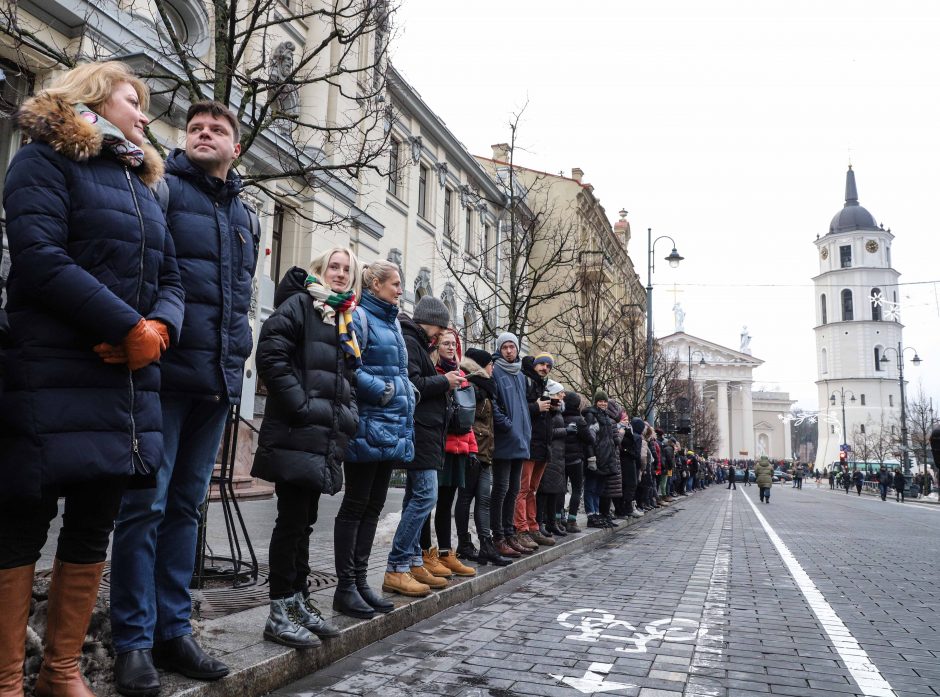 A. Tapinas pasidalijo įspūdžiais po mitingo: ėjome kaip dvi bangos