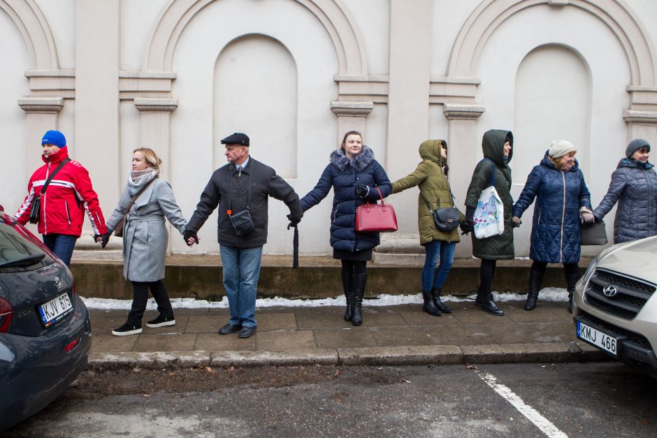 A. Tapinas pasidalijo įspūdžiais po mitingo: ėjome kaip dvi bangos