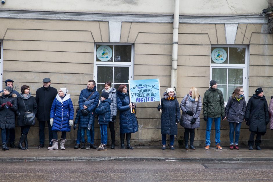 A. Tapinas pasidalijo įspūdžiais po mitingo: ėjome kaip dvi bangos