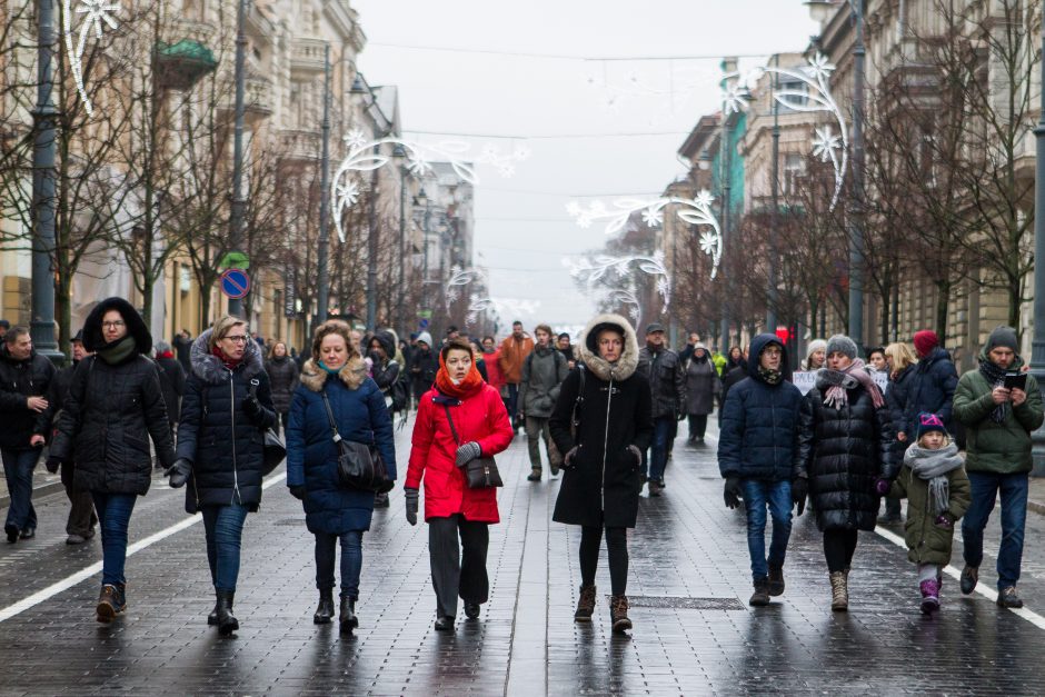 A. Tapinas pasidalijo įspūdžiais po mitingo: ėjome kaip dvi bangos