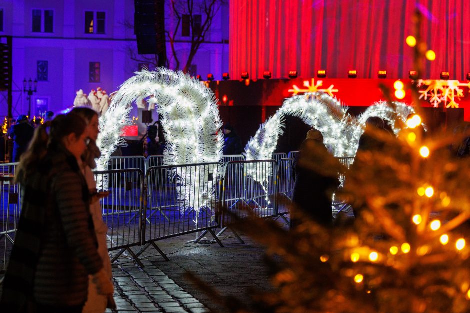 Kaunas plūsta į Rotušės aikštę: Kalėdų eglės įžiebimą lydės žinomų atlikėjų koncertas