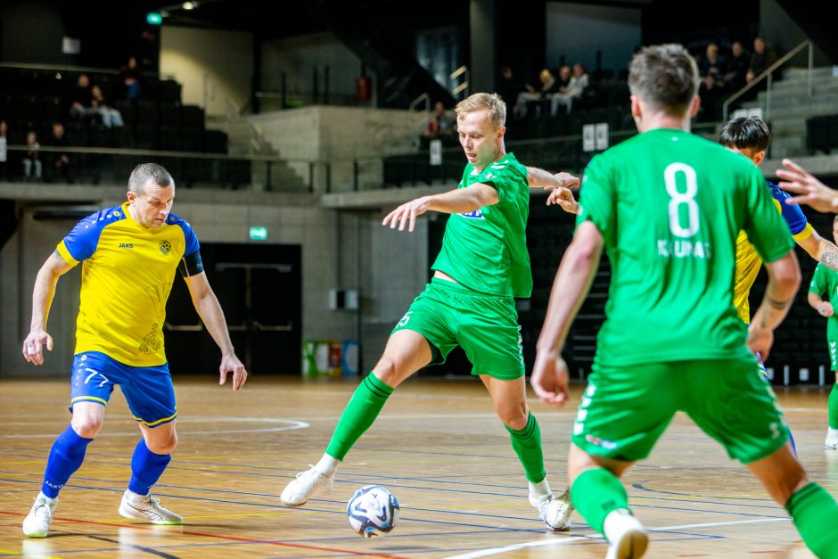 Futsalo A lyga. „K. Žalgiris“ – „Kėdainiai United“ 3:2