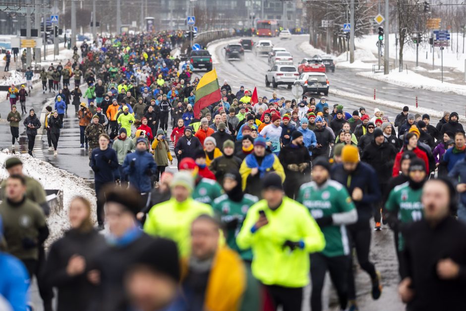 Tarptautiniame bėgime „Gyvybės ir mirties keliu“ Vilniuje dalyvavo per 7 tūkst. žmonių