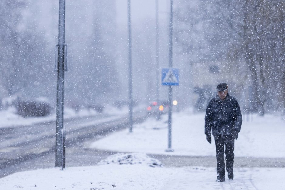 Eismo sąlygos Vilniuje – ypač sudėtingos