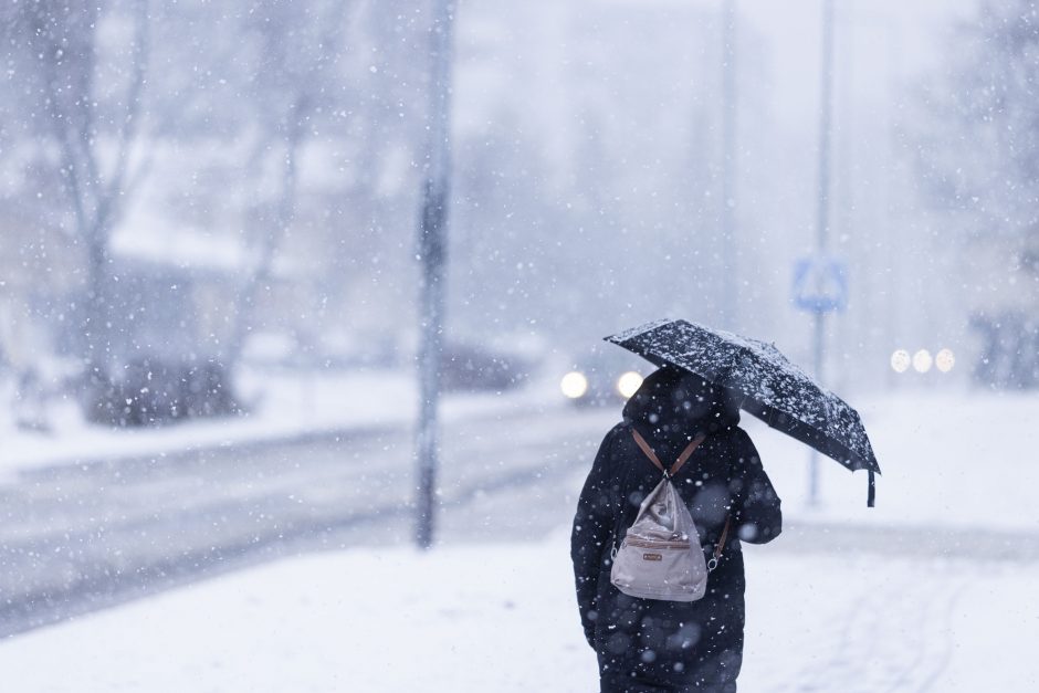 Eismo sąlygos Vilniuje – ypač sudėtingos