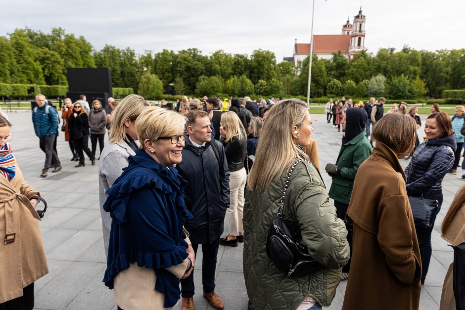 I. Šimonytė apie prezidento pasisakymus: vertinu tai kaip prastą humorą