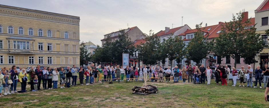 Baltijos kelią klaipėdiečiai minėjo skirtingai