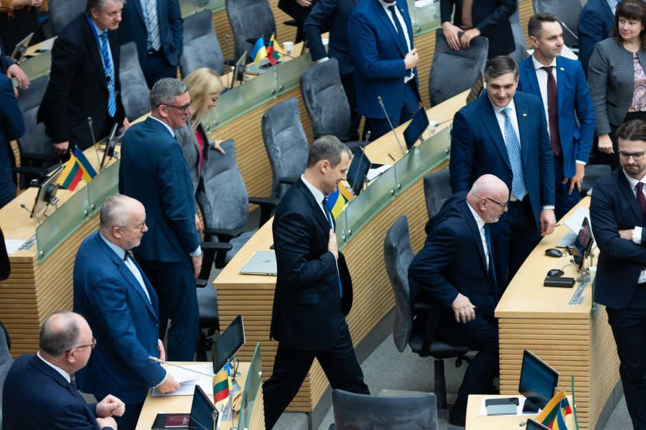 Seimas pritarė G. Palucko kandidatūrai į premjero postą