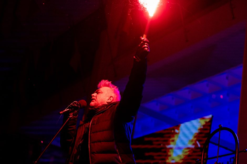 Atminimo laužų uždegimo ceremonija Vilniuje, Nepriklausomybės aikštėje