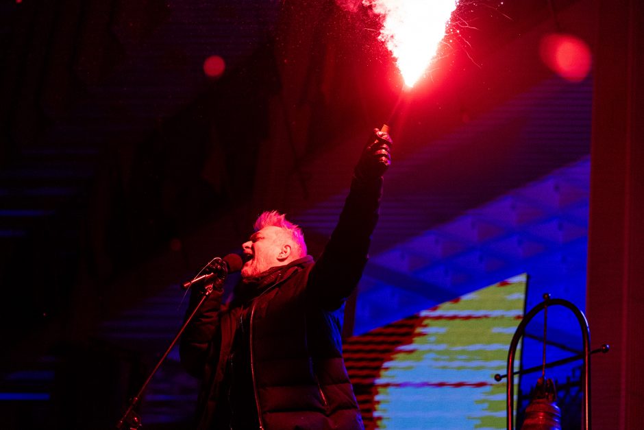 Atminimo laužų uždegimo ceremonija Vilniuje, Nepriklausomybės aikštėje