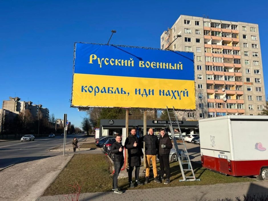 Kauno gatvėse – dar daugiau palaikymo Ukrainai: ne juokas, kai valstybę taško į gabalus