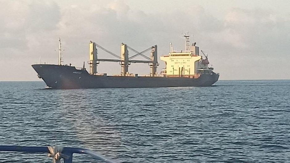 Antrasis nuo Rusijos blokados laivas su ukrainietiškais grūdais pasiekė Stambulą