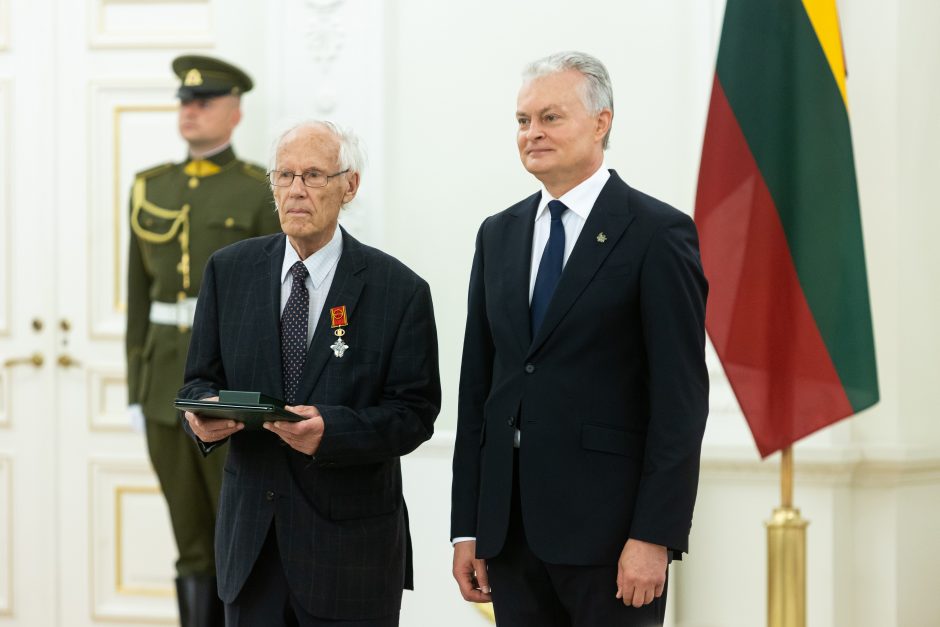 Valstybės apdovanojimų įteikimo ceremonija