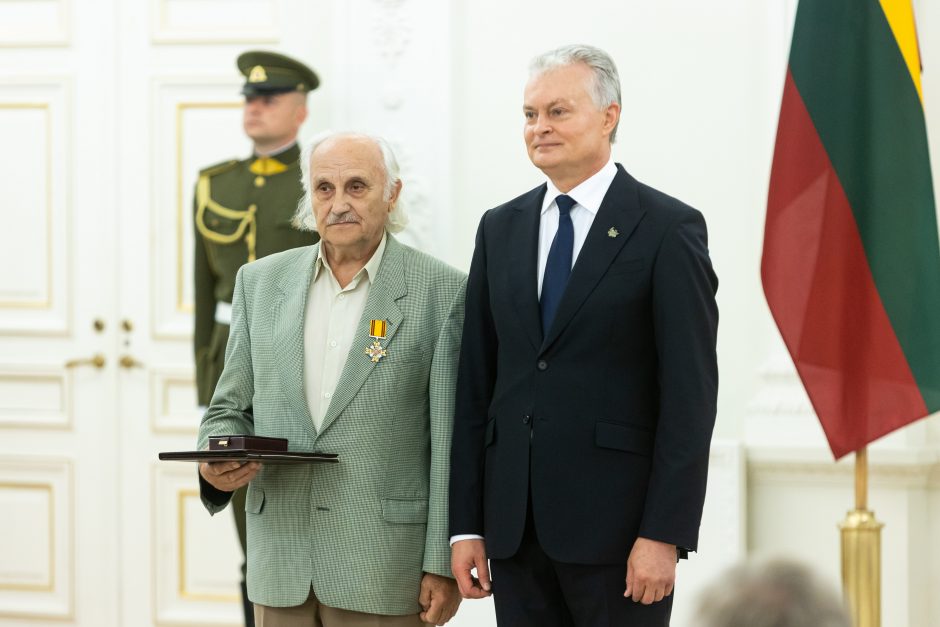 Valstybės apdovanojimų įteikimo ceremonija