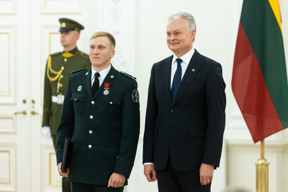 Valstybės apdovanojimų įteikimo ceremonija