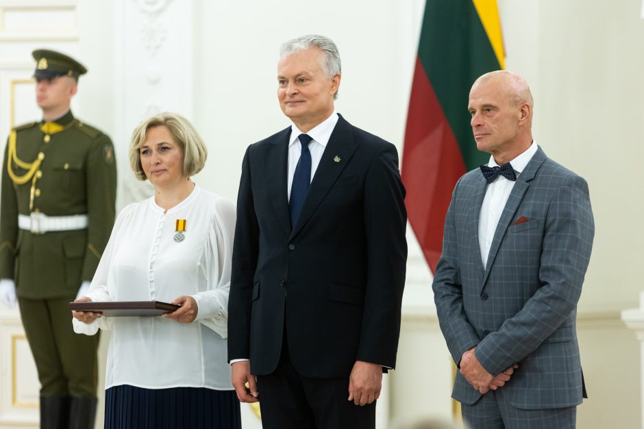 Valstybės apdovanojimų įteikimo ceremonija