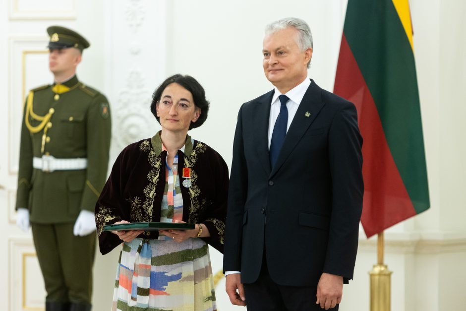 Valstybės apdovanojimų įteikimo ceremonija