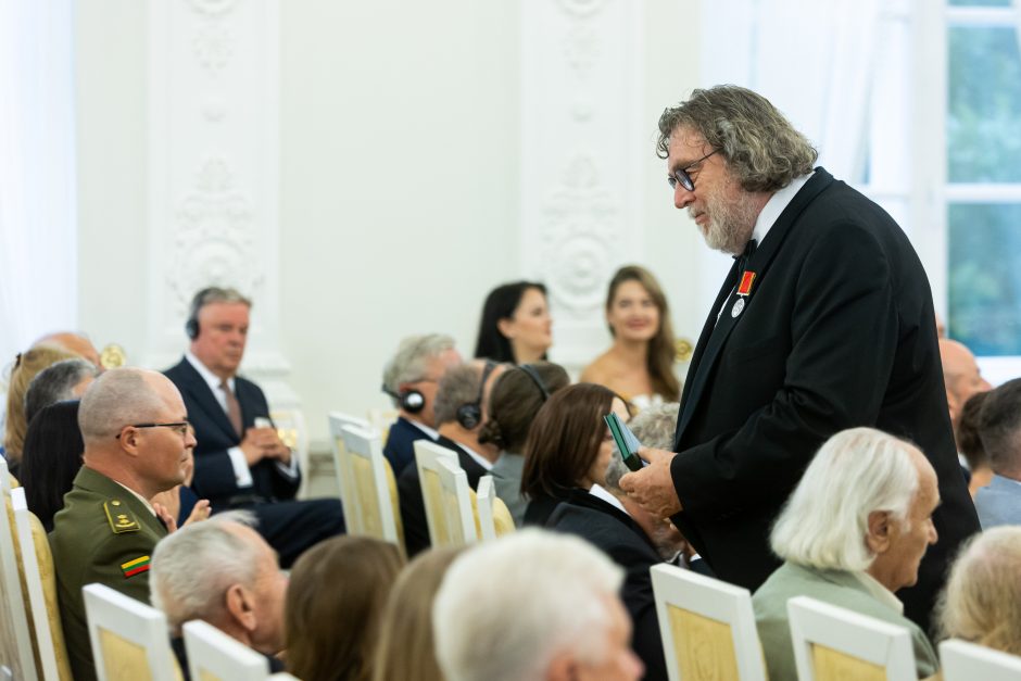 Valstybės apdovanojimų įteikimo ceremonija