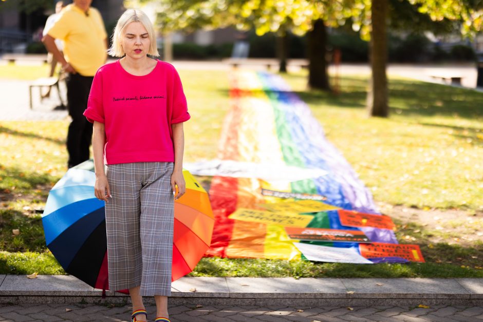 LBGTQ protestas nepraėjo be incidentų: policija pradėjo administracinę teiseną