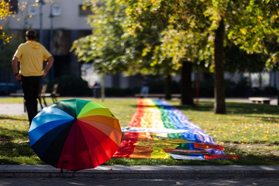 LBGTQ protestas nepraėjo be incidentų: policija pradėjo administracinę teiseną