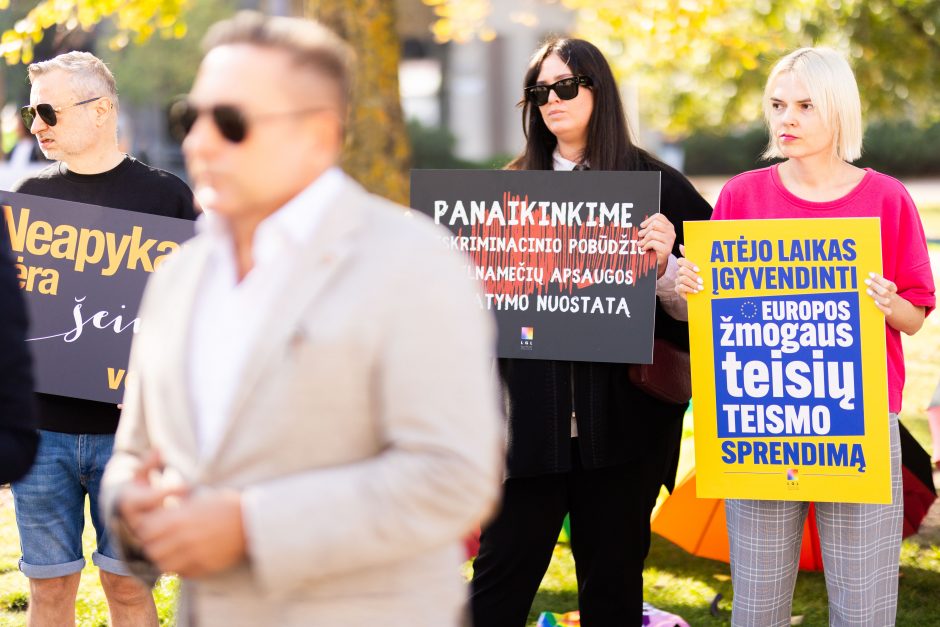 LBGTQ protestas nepraėjo be incidentų: policija pradėjo administracinę teiseną