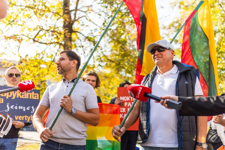 LBGTQ protestas nepraėjo be incidentų: policija pradėjo administracinę teiseną