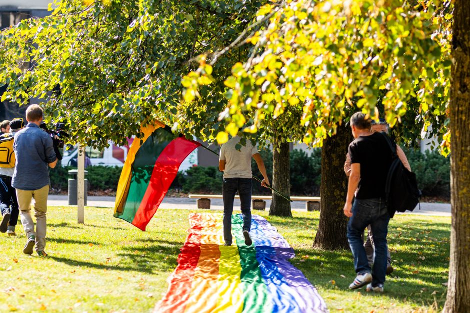 LBGTQ protestas nepraėjo be incidentų: policija pradėjo administracinę teiseną