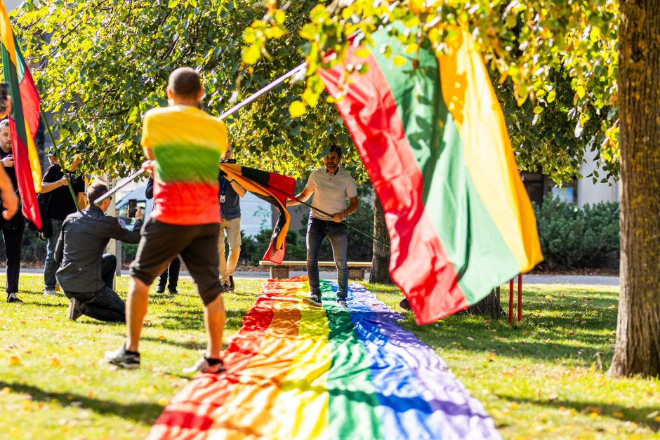 LBGTQ protestas nepraėjo be incidentų: policija pradėjo administracinę teiseną