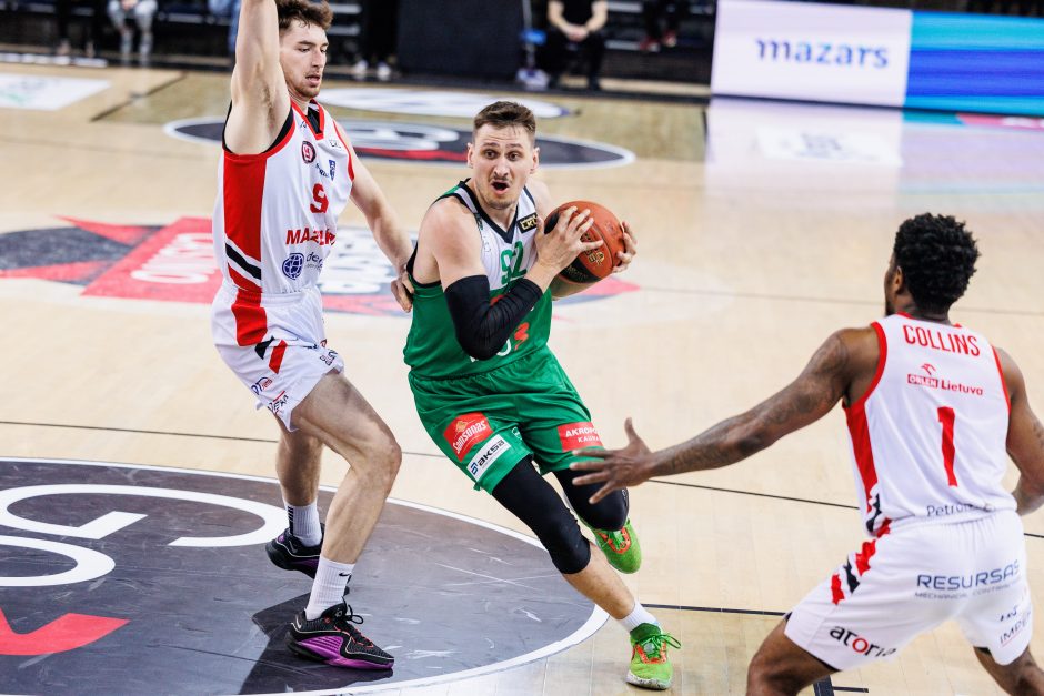 LKL ketvirtfinaliai: Kauno „Žalgiris“ – Mažeikių „M Basket-Delamode“