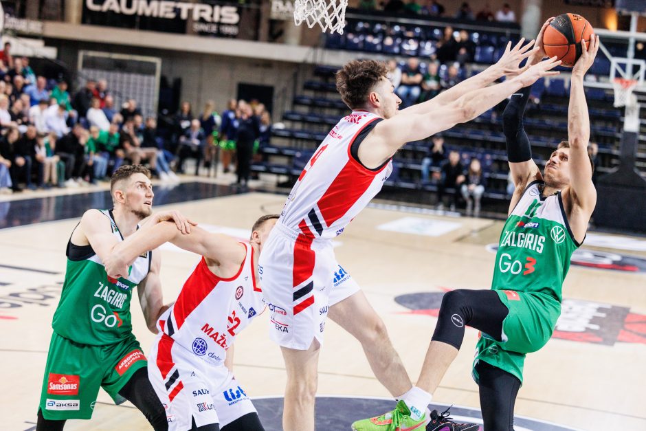 LKL ketvirtfinaliai: Kauno „Žalgiris“ – Mažeikių „M Basket-Delamode“