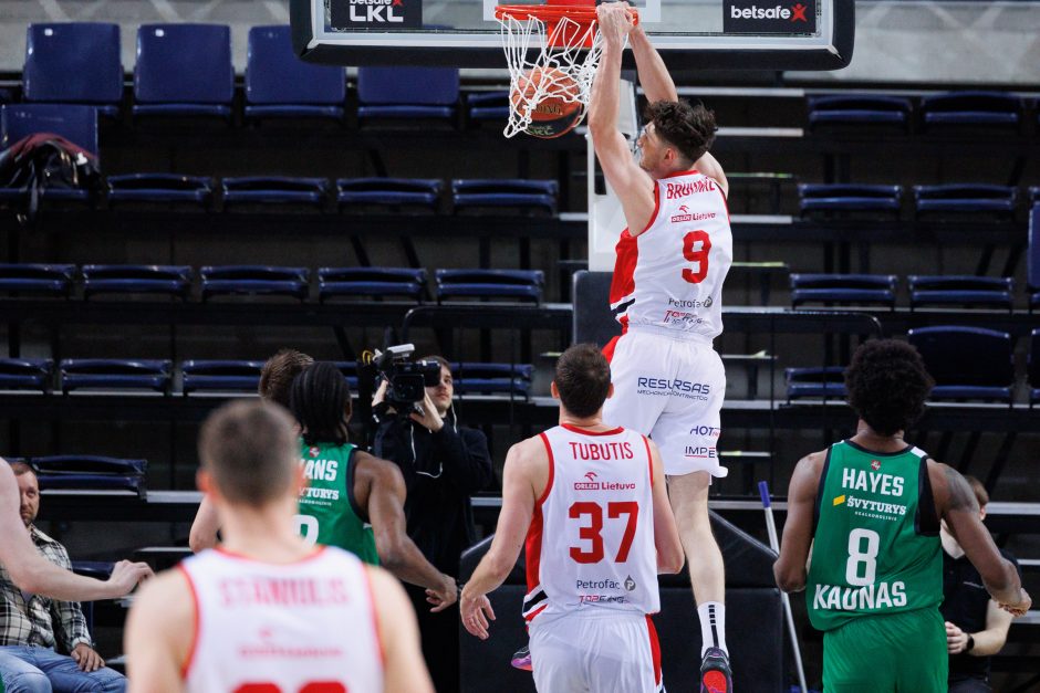 LKL ketvirtfinaliai: Kauno „Žalgiris“ – Mažeikių „M Basket-Delamode“