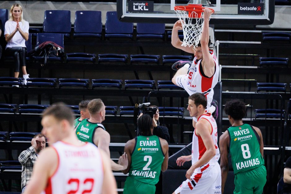 LKL ketvirtfinaliai: Kauno „Žalgiris“ – Mažeikių „M Basket-Delamode“