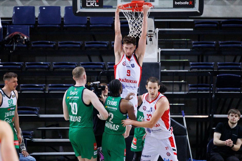 LKL ketvirtfinaliai: Kauno „Žalgiris“ – Mažeikių „M Basket-Delamode“