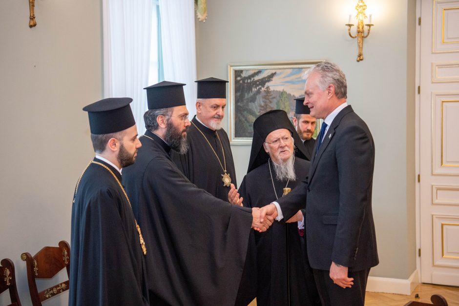 Konstantinopolio patriarchas G. Nausėdai pristatė bažnytinės struktūros Lietuvoje planus