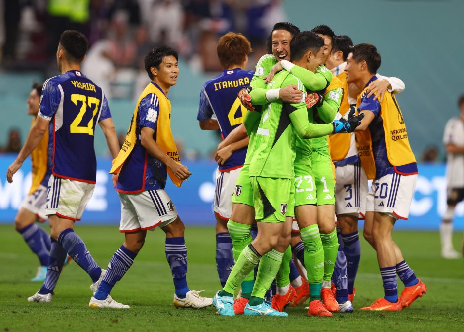 Pasaulio futbolo čempionate –  sensacija: Japonija įveikė Vokietiją