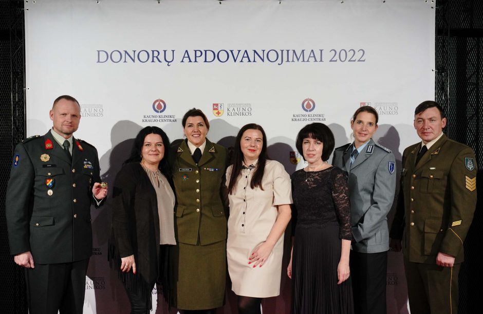 Iškilmingoje šventėje pagerbti Kauno klinikų Kraujo centro donorai