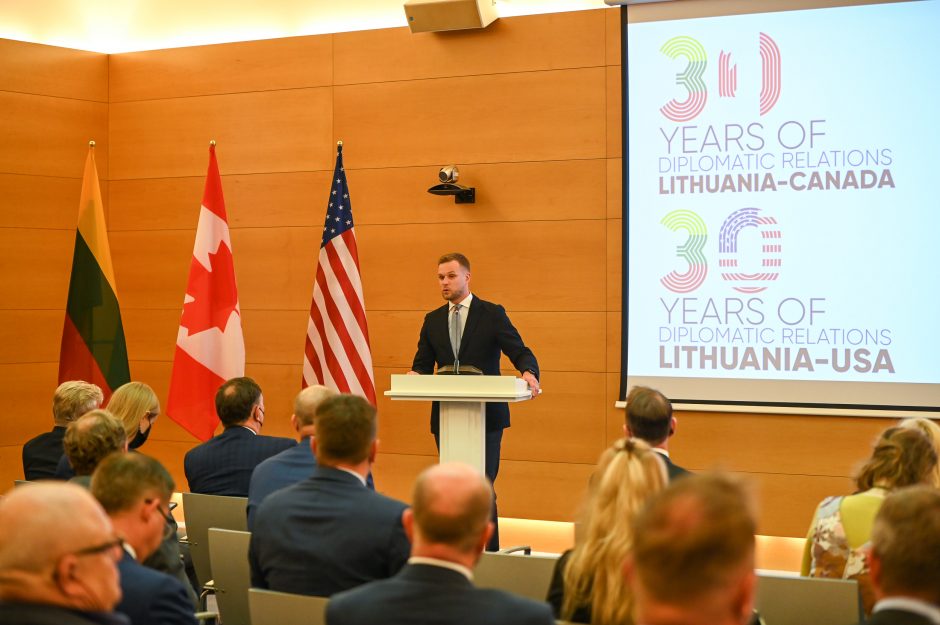 G. Landsbergis: Lietuvos santykiai su Kanada ir JAV yra nepakeičiami