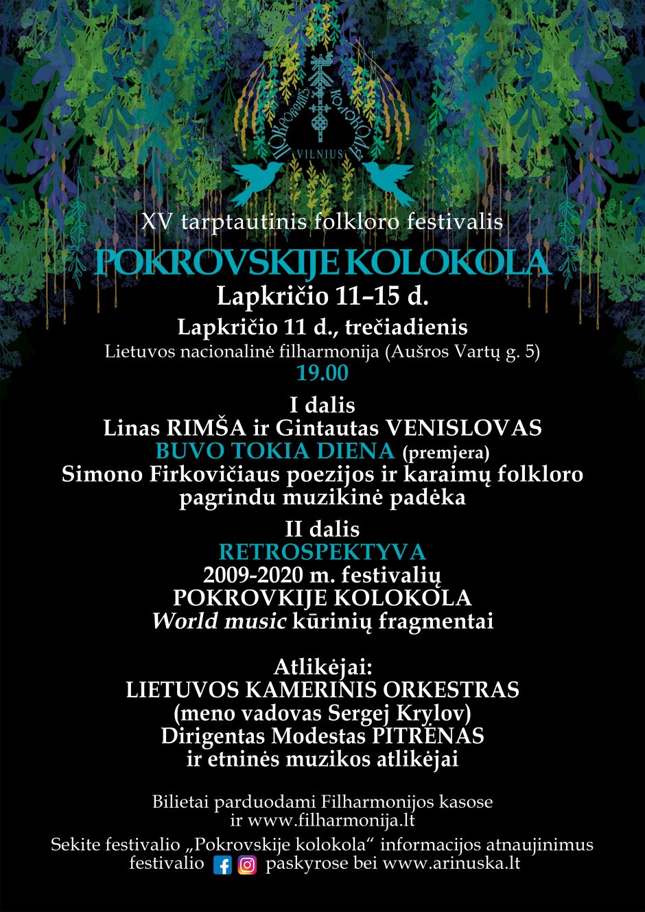 Tarptautinis folkloro festivalis „Pokrovskije kolokola“ minės jubiliejų