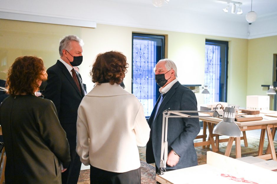 Prezidentas lankosi Nacionaliniame M. K. Čiurlionio dailės muziejuje
