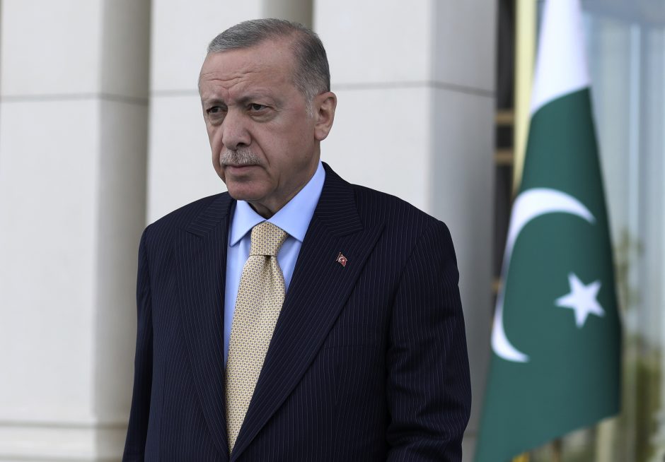 Turkijos prezidentas reikalauja, kad būtų atleistas Švedijos gynybos ministras