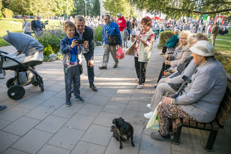 Vilniuje atidaryta poeto S. Gedos vardo alėja