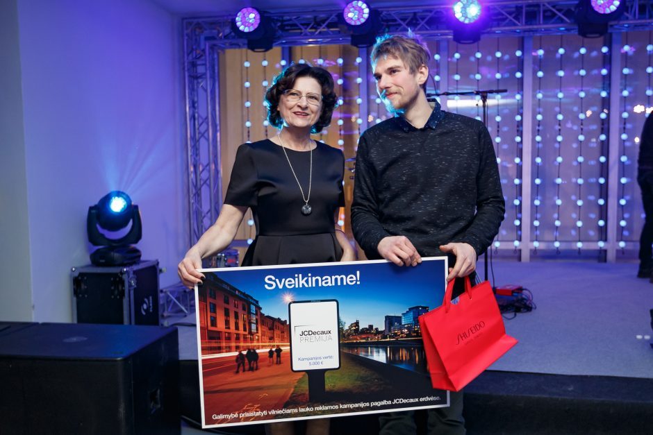 Menininkams jau įteikta „JCDecaux premija“ – publikos simpatijų prizas
