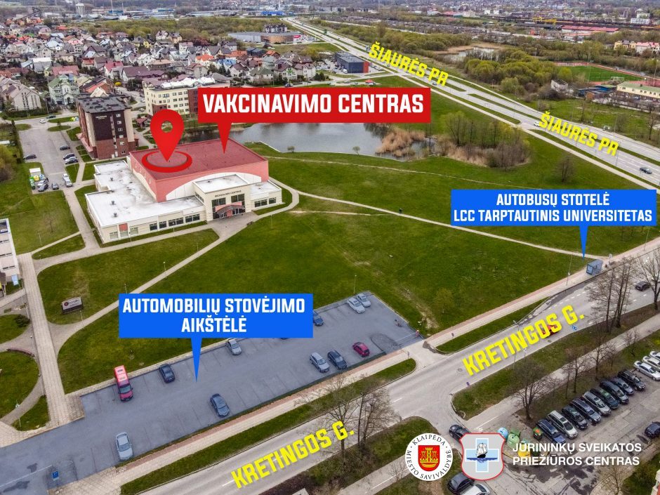 Klaipėdoje atidaromas naujas vakcinavimo centras