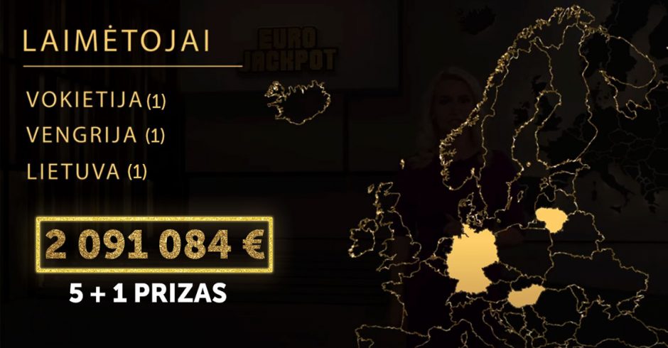 Artimųjų gimtadieniai atnešė beveik 700 tūkst. eurų „Eurojackpot“ laimėjimą