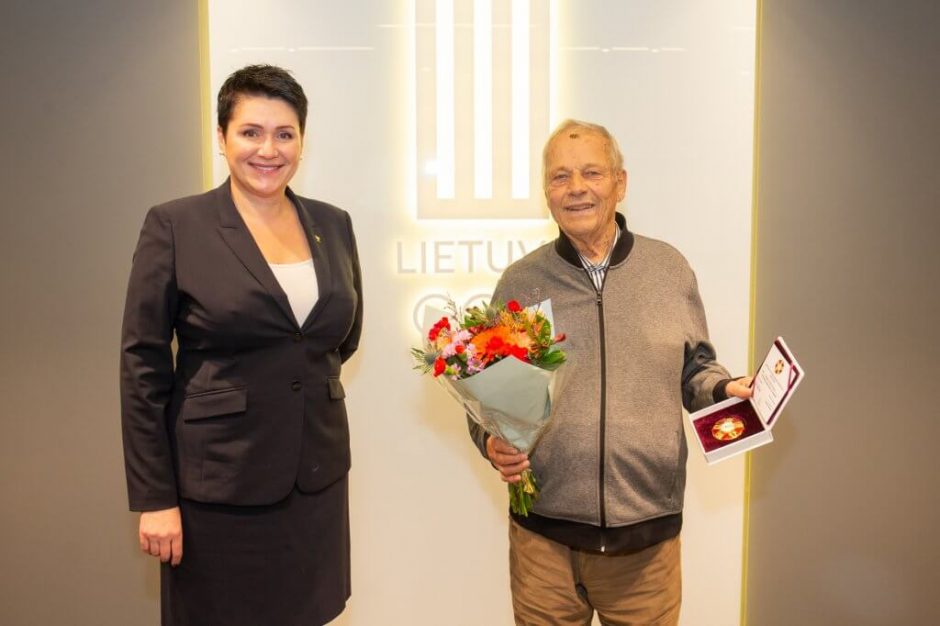 G. Stasiulevičius apdovanotas LTOK pirmojo laipsnio ženklu „Už nuopelnus“