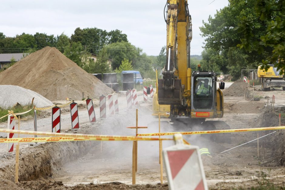 Uostamiesčio gyventojai gatves tiesia kartu su savivaldybe