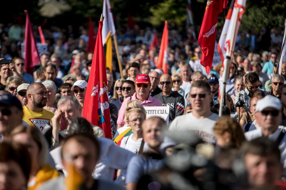 Mitinguotoja: turiu tris vaikus, per prievartą „subadė“ mano studentą