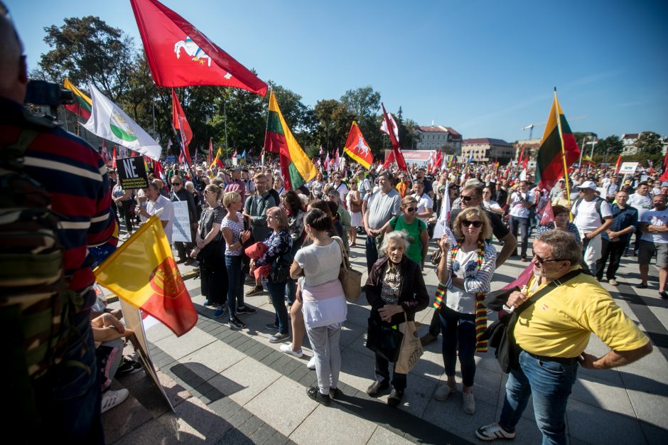 Mitinguotoja: turiu tris vaikus, per prievartą „subadė“ mano studentą